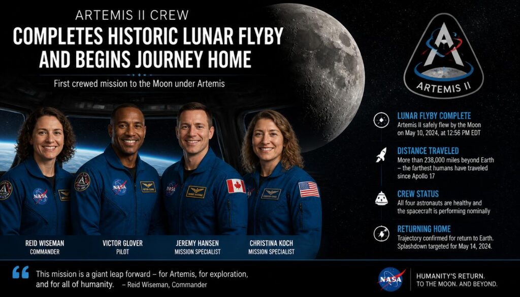 Artemis II,Crew,Lunar,Flyby