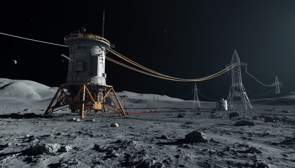 Moon Base Power Generation
