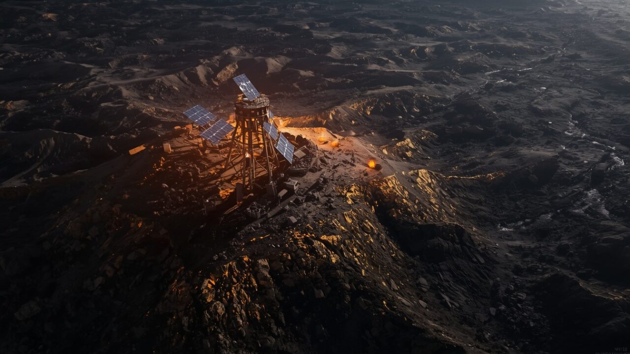 Moon Base Power Generation